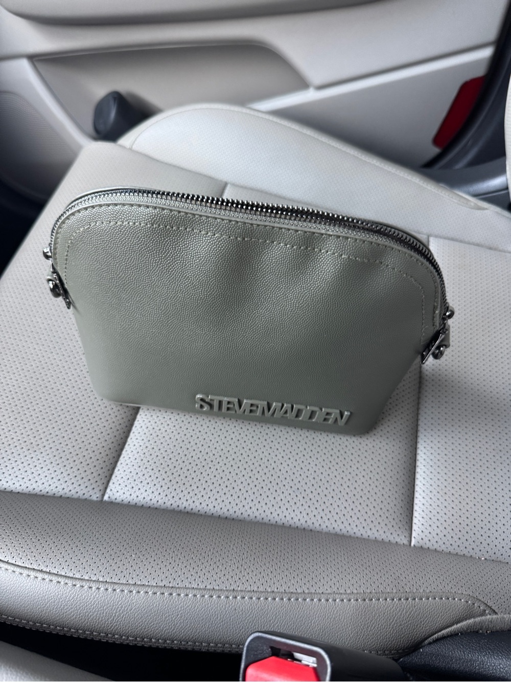 Steve Madden Light Sage Green Toiletry Pouch